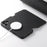 SUTENI J06 For iPhone 16 Plus Case Litchi Texture Leather Wallet Phone Shell Compatible with MagSafe - Black - 4