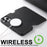 SUTENI J06 For iPhone 16 Pro Max Case Litchi Texture Leather Wallet Phone Shell Compatible with MagSafe - Black - 4