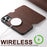 SUTENI J06 For iPhone 16 Pro Case Litchi Texture Leather Wallet Phone Shell Compatible with MagSafe - Brown - 4