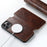 SUTENI J05 For iPhone 16 Pro Max Case Compatible with MagSafe Textured PU Leather Flip Phone Cover - Khaki - 4