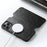SUTENI J05 For iPhone 16 Pro Case Compatible with MagSafe Textured PU Leather Flip Phone Cover - Black - 4