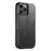 SUTENI J05 For iPhone 16 Pro Case Compatible with MagSafe Textured PU Leather Flip Phone Cover - Black - 7