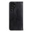 For Samsung Galaxy S25 Ultra Stand Case Split Leather Litchi Texture Wallet Phone Cover - Black - 7