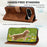 For Google Pixel 9 / 9 Pro Case Cat Dandelion Imprint PU Leather Wallet Phone Cover with Strap - Brown - 2
