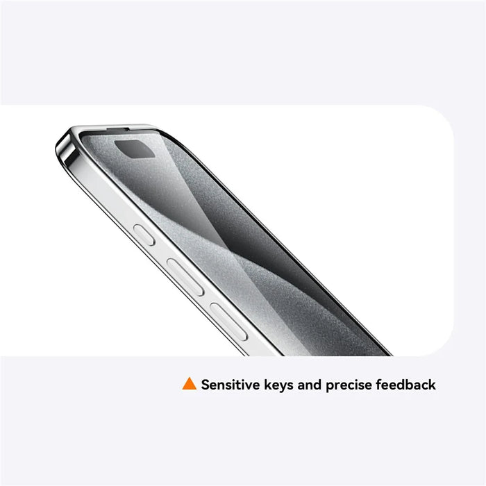SULADA For iPhone 14 Case Electroplating Ultra Clear Soft TPU Phone Cover with PU Wrist Strap - White - 3