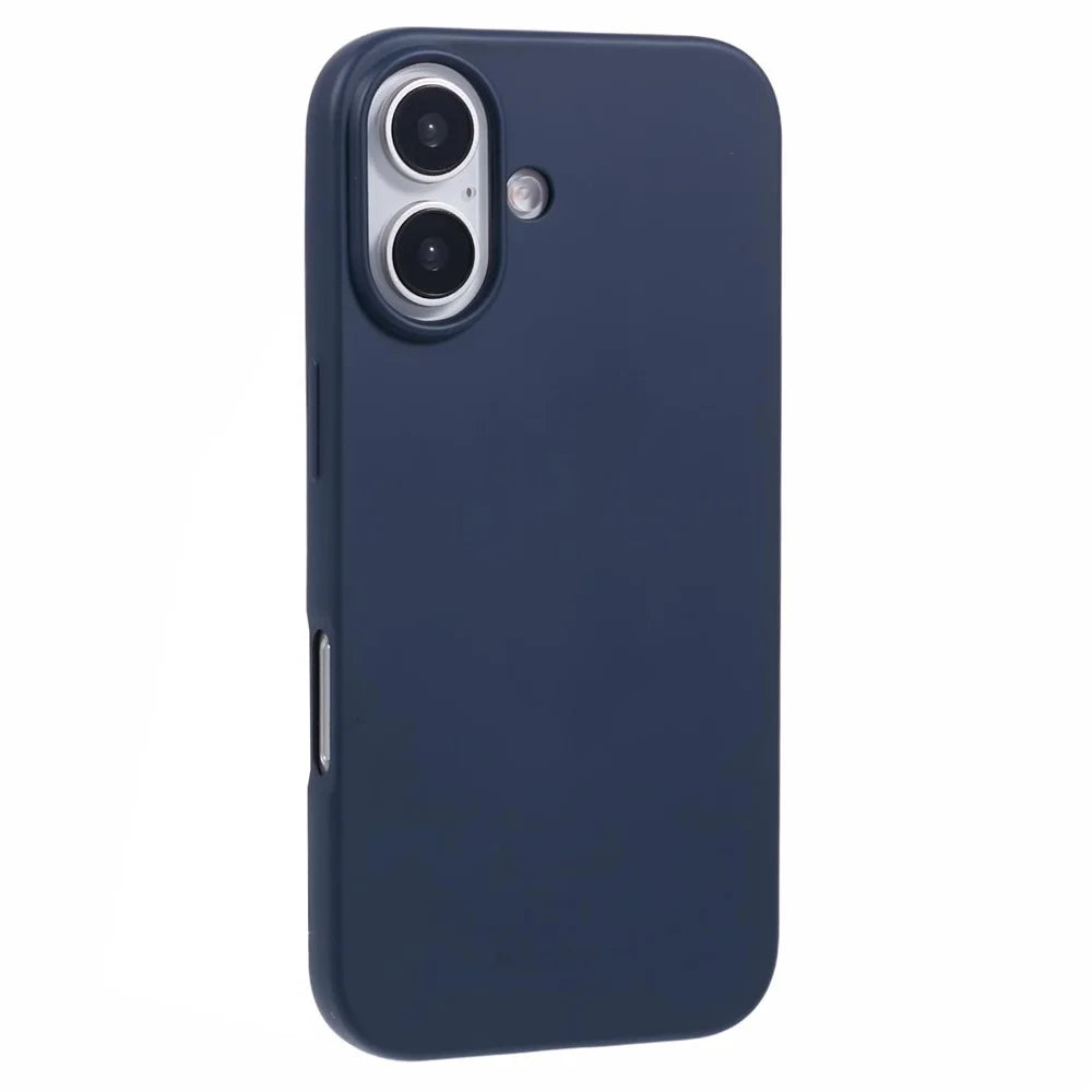 MERCURY GOOSPERY SOFT FEELING Series for iPhone 16 Plus Case Matte Finish TPU Phone Cover - Dark Blue - 1