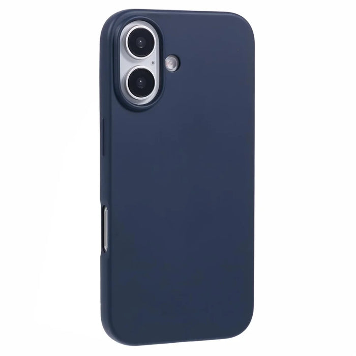 MERCURY GOOSPERY SOFT FEELING Series for iPhone 16 Plus Case Matte Finish TPU Phone Cover - Dark Blue - 1
