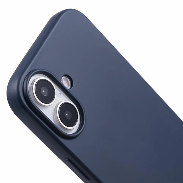 MERCURY GOOSPERY SOFT FEELING Series for iPhone 16 Plus Case Matte Finish TPU Phone Cover - Dark Blue - 6