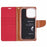 MERCURY GOOSPERY For iPhone 16 Pro Max Case Canvas Texture Leather Wallet Phone Cover - Red - 5