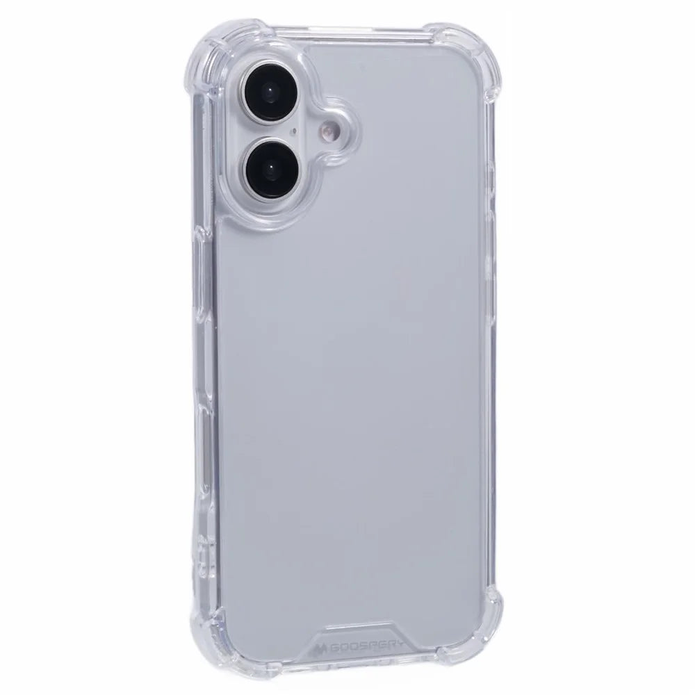 MERCURY GOOSPERY For iPhone 16 Plus Case Reinforced Corners TPU+Acrylic Clear Phone Cover - 1