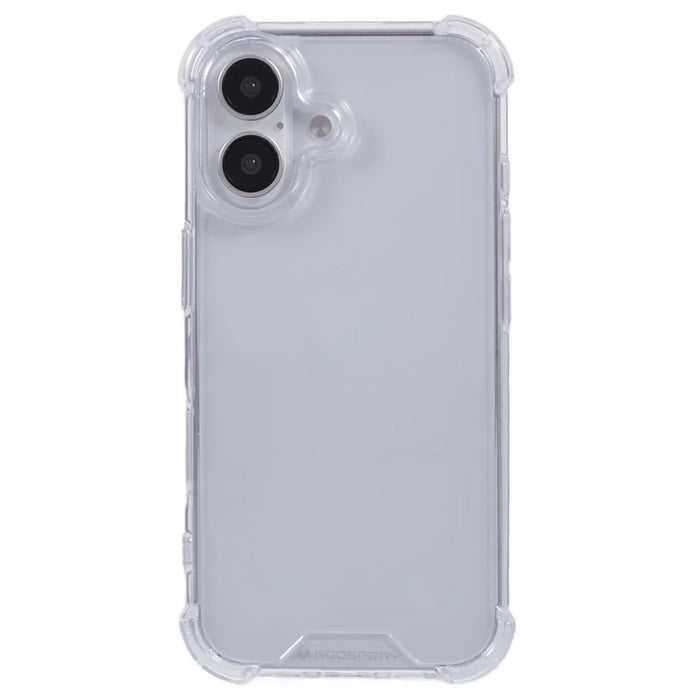 MERCURY GOOSPERY For iPhone 16 Plus Case Reinforced Corners TPU+Acrylic Clear Phone Cover - 3
