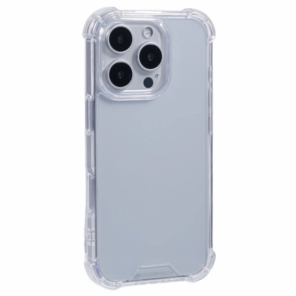MERCURY GOOSPERY For iPhone 16 Pro Max Case Reinforced Corners TPU+Acrylic Clear Phone Cover - 1