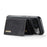 DG.MING M1 Series for Google Pixel 9 Pro / Pixel 9 Case Kickstand PU Phone Cover with Detachable Wallet - Black - 3