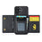 DG.MING M5 Series For iPhone 16 Plus Case Detachable Magnetic Leather Phone Cover with Card Slots - Black - 2