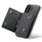 DG.MING M5 Series For iPhone 16 Plus Case Detachable Magnetic Leather Phone Cover with Card Slots - Black - 4