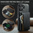 DG.MING M5 Series For iPhone 16 Plus Case Detachable Magnetic Leather Phone Cover with Card Slots - Black - 6