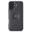 DG.MING For iPhone 16 Plus Case Anti-Drop Leather Coated PC+TPU Phone Back Cover - Black - 2