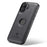 DG.MING For iPhone 16 Plus Case Anti-Drop Leather Coated PC+TPU Phone Back Cover - Black - 5