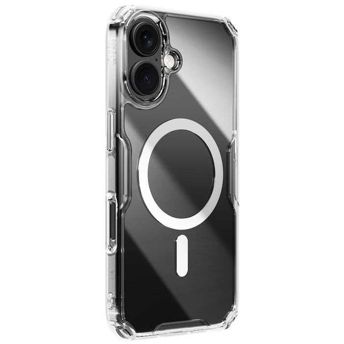 NILLKIN Pro Series for iPhone 16 Plus Case Compatible with MagSafe TPU+PC Ultra Clear Phone Case - Transparent - 3