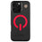 KIGC For iPhone 16 Pro Max Case Compatible with MagSafe Leather+PC+TPU Electroplating Phone Cover - Black - 1
