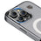 KIGC For iPhone 16 Pro Max Case Compatible with MagSafe Leather+PC+TPU Electroplating Phone Cover - Black - 4