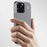 KIGC For iPhone 16 Pro Max Case Leather+PC+TPU Electroplating Phone Cover with Card Holder - Grey - 6