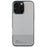 KIGC For iPhone 16 Pro Case Crocodile Texture Leather+PC+TPU Electroplating Phone Cover - Grey - 1