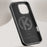 KIGC For iPhone 16 Pro Case Crocodile Texture Leather+PC+TPU Electroplating Phone Cover - Grey - 4