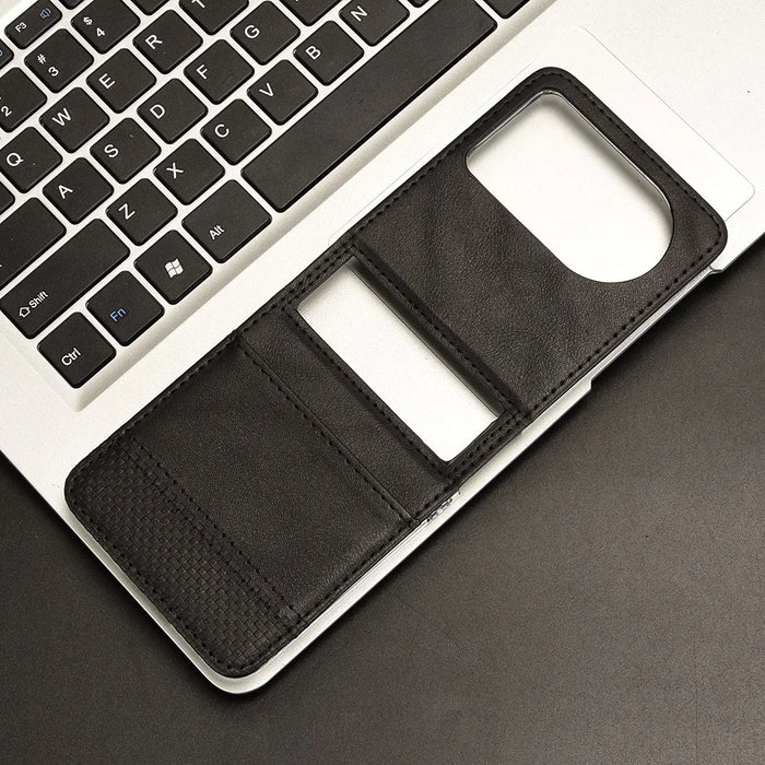 For Blackview Hero 10 4G Case Retro Texture Leather+PC Phone Cover with Card Slot - Black - 7