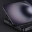 For iPhone 16 Plus Case Wood Texture PU Leather Coated PC+TPU Phone Cover - Black - 6