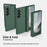 For Samsung Galaxy Z Fold6 5G Case Kickstand Hard PC Phone Cover with Screen Film - Green - 2