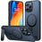 TORRAS Ostand L1 Series For iPhone 16 Pro Case Kickstand TPU+PC Phone Cover Compatible with MagSafe - Black - 1