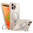 TORRAS Ostand Q3 Spin Series For iPhone 16 Pro Case Compatible with MagSafe Rotating Kickstand PC+TPU Phone Cover - Transparent - 1