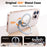 TORRAS Ostand Q3 Spin Series For iPhone 16 Pro Case Compatible with MagSafe Rotating Kickstand PC+TPU Phone Cover - Transparent - 2