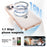 TORRAS Ostand Q3 Spin Series For iPhone 16 Pro Case Compatible with MagSafe Rotating Kickstand PC+TPU Phone Cover - Transparent - 4