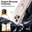 TORRAS Ostand Q3 Spin Series For iPhone 16 Pro Case Compatible with MagSafe Rotating Kickstand PC+TPU Phone Cover - Transparent - 5