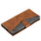 For Samsung Galaxy S25 Ultra Leather Case Splicing Stitching Wallet Stand Phone Cover with Strap - Brown - 5