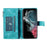 Style 006 For Samsung Galaxy S25 Ultra Wallet Case PU Leather Phone Cover Mandala Flower Pattern - Mint Green - 2