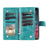 Style 006 For Samsung Galaxy S25 Ultra Wallet Case PU Leather Phone Cover Mandala Flower Pattern - Mint Green - 5