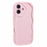 For iPhone 16 Case Candy Color Phone Shell Rubberized TPU Cover - Pink - 1