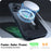 TORRAS Guardian-Mag Series For iPhone 16 Plus Case Compatible with MagSafe Skin-Touch Matte PC+TPU Phone Cover - Black - 2