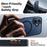 TORRAS Guardian-Mag Series For iPhone 16 Plus Case Compatible with MagSafe Skin-Touch Matte PC+TPU Phone Cover - Black - 5