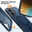 TORRAS Guardian-Mag Series For iPhone 16 Plus Case Compatible with MagSafe Skin-Touch Matte PC+TPU Phone Cover - Black - 6