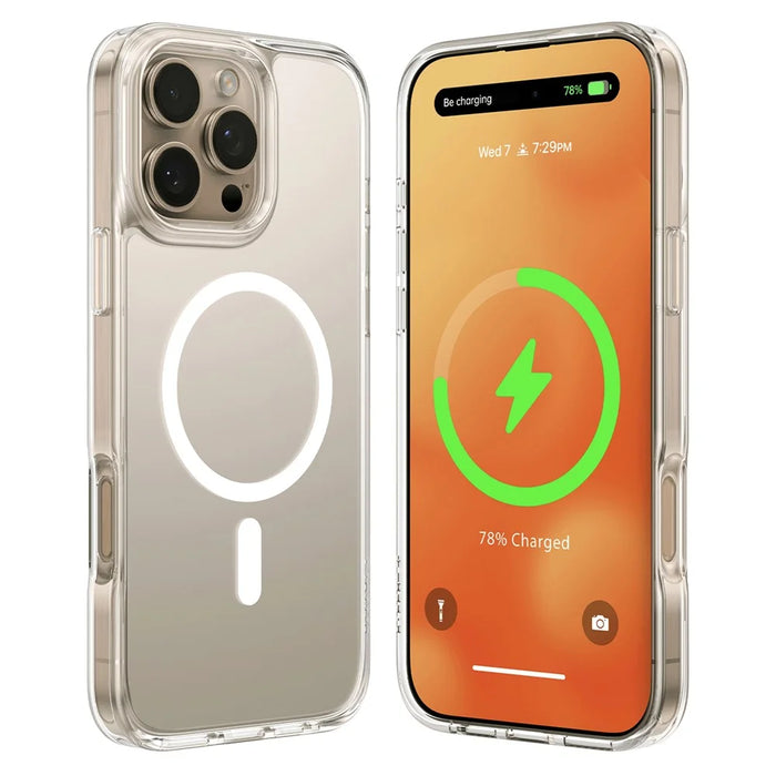 TORRAS Guardian-Mag Series For iPhone 16 Pro Case Compatible with MagSafe TPU Phone Cover - Transparent - 1