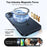 TORRAS Ostand Q1 Guardian Series for iPhone 16 Plus Case Compatible with MagSafe Kickstand TPU+PC Phone Cover - Black - 4