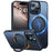 TORRAS Ostand O1 Guardian Series for iPhone 16 Pro Max Case Rotating Kickstand TPU+PC Phone Cover Compatible with MagSafe - Black - 1