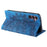 Style 010 For Samsung Galaxy S25 Case Mandala Pattern Magnetic Closing Leather Phone Cover - Blue - 4