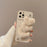 For iPhone 16 Pro Max Case Fluffy Heart Wristband TPU Phone Cover - 2