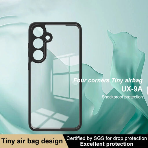 IMAK UX-9A Series for Samsung Galaxy S24 FE Clear Case TPU+PC Phone Cover Reinforced Corners - 2
