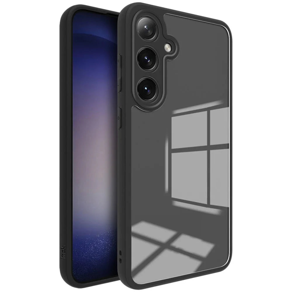 IMAK UX-9A Series for Samsung Galaxy S24 FE Clear Case TPU+PC Phone Cover Reinforced Corners - 3